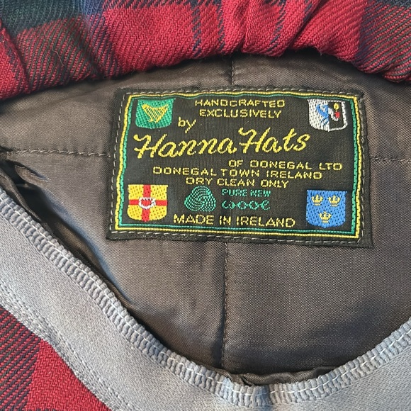 Irish made Hannah golf cap size large tartan - Picture 2 of 6